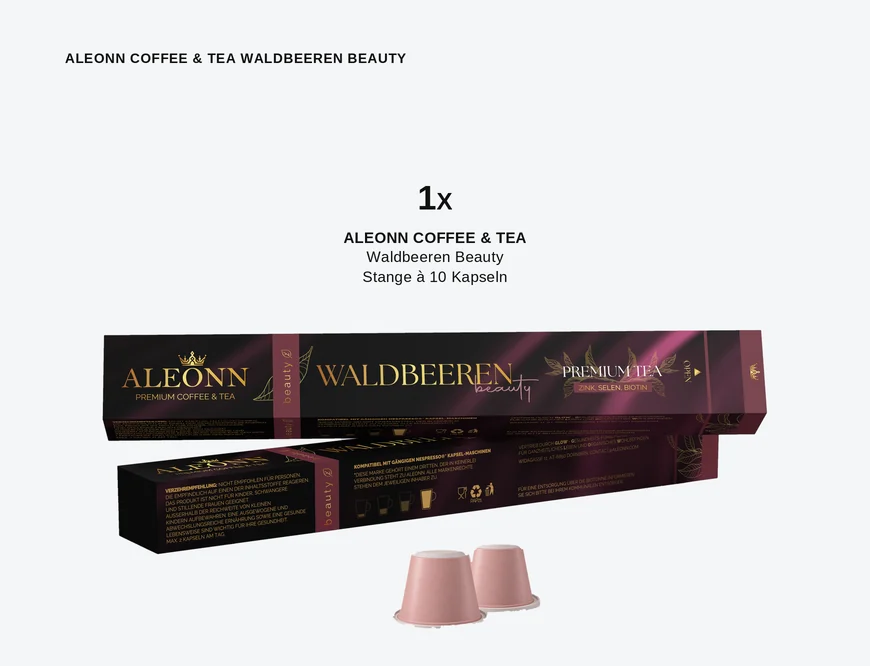 Originalverpackung ALEONN Waldbeeren Beauty mit Kapseln