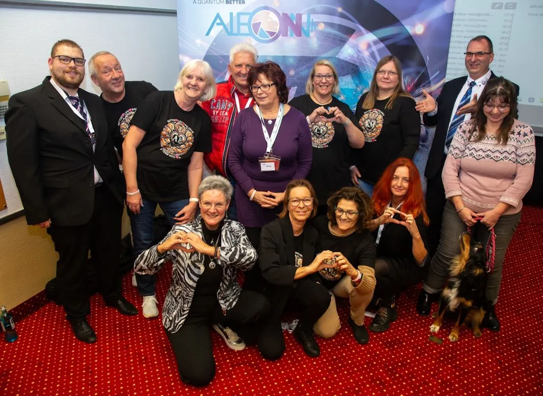 Die Löwenfamilie: ALEONN-Teampartner beim gemeinsamen Event